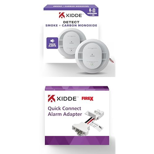 Hardwired Smoke & Carbon Monoxide Detector with Battery Backup H697