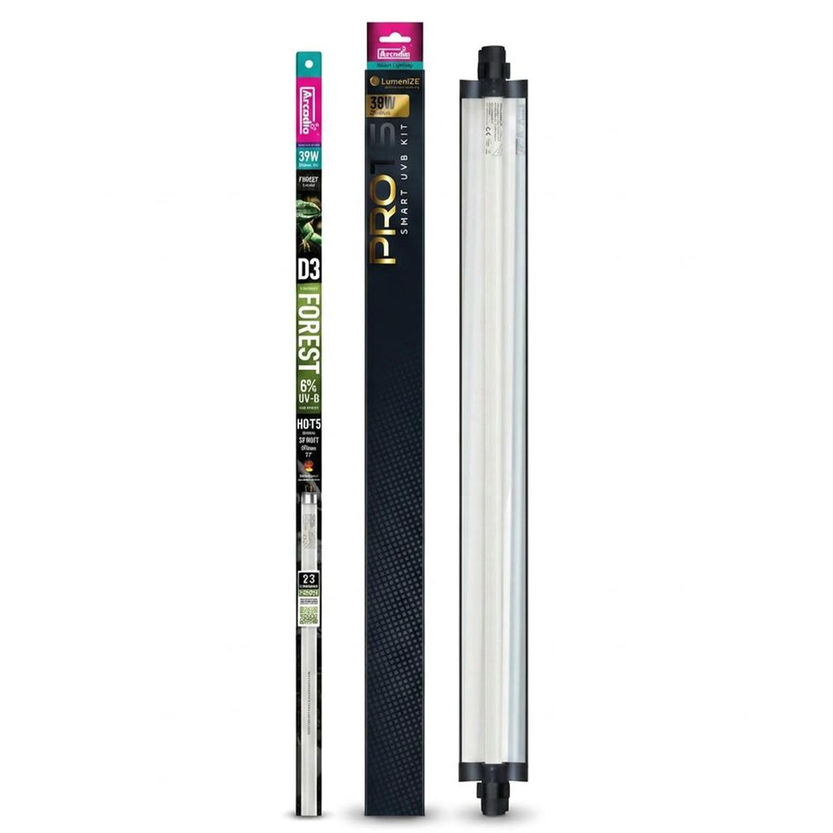 36" 39 Watts 6% UVB Reptile Light Fixture Kit K37531