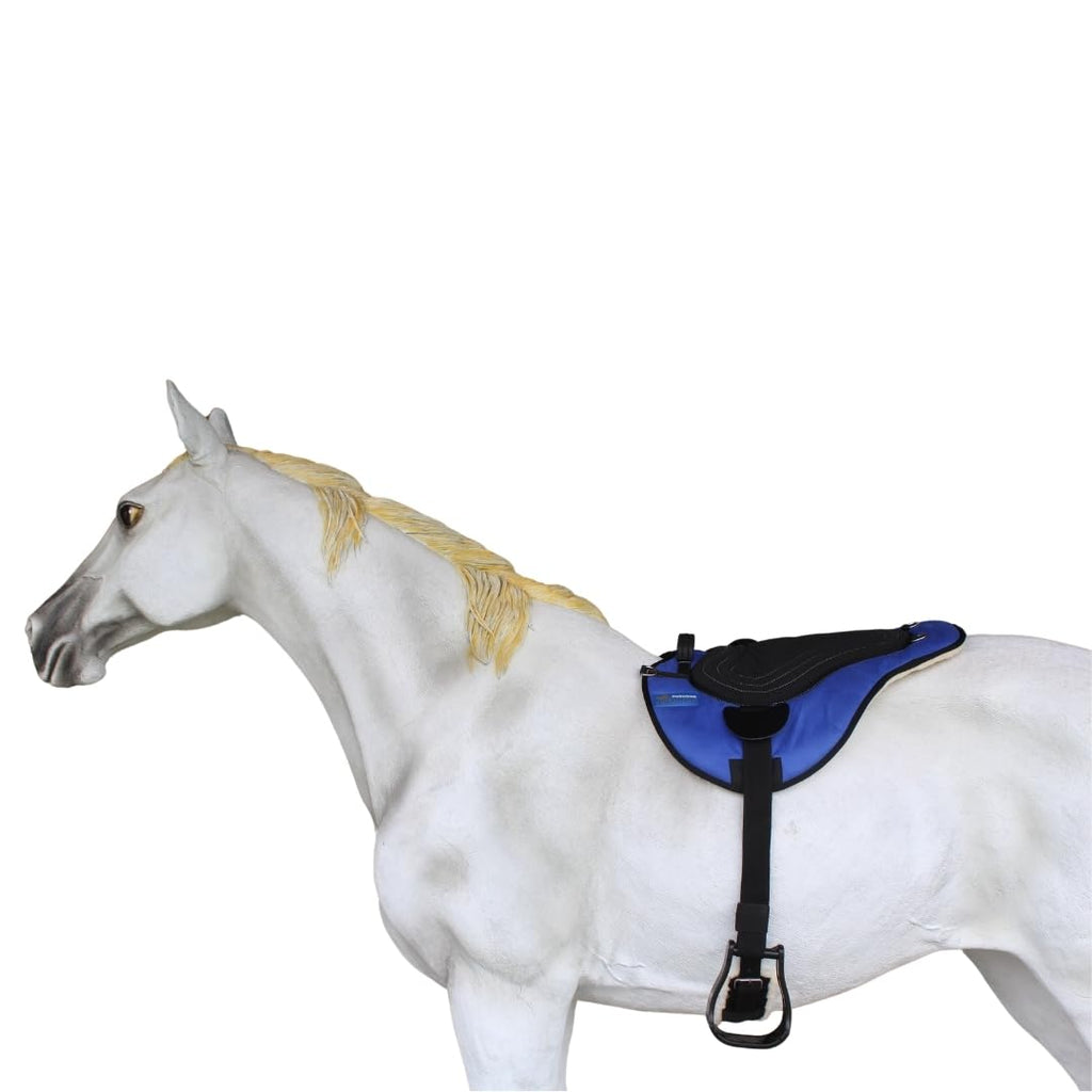 Fleece Padded Bareback Pad with Cinch Royal Blue F268