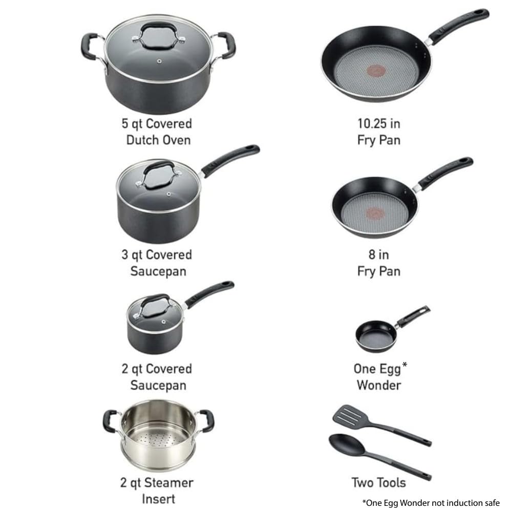 12 Piece Nonstick Cookware Set W46108