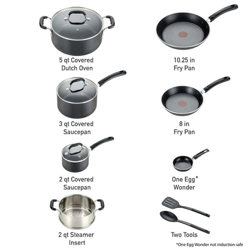 12 Piece Nonstick Cookware Set W46108