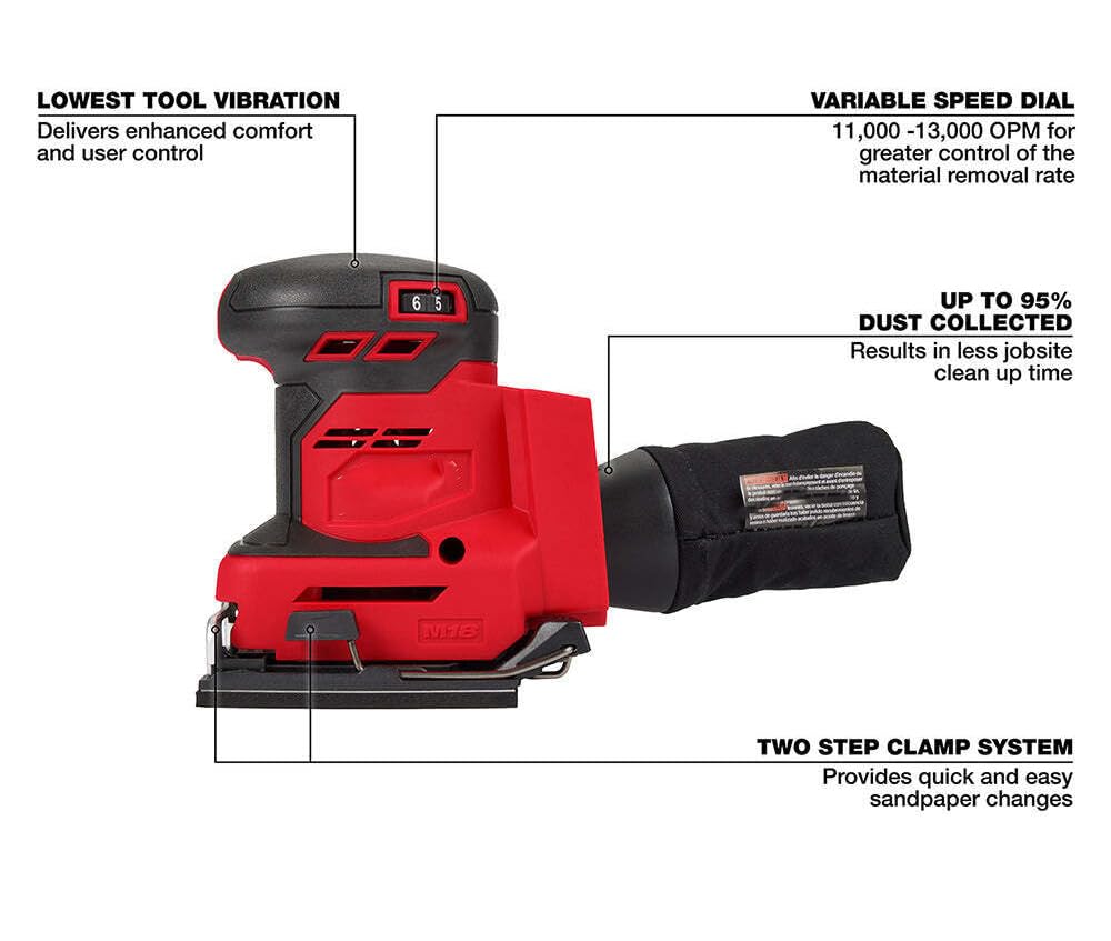 Cordless Orbital Sheet Sander M646587