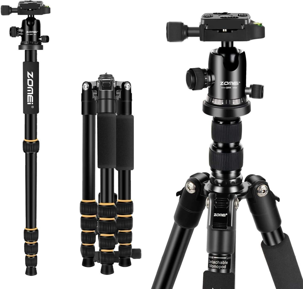 Camera Tripod with Ball Head Quick Release Plate and Carrying Case W14712