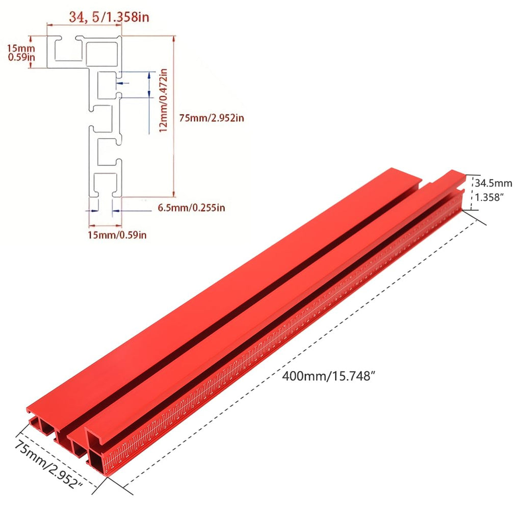 T-Track Table Fence System with Laser Measure L6269