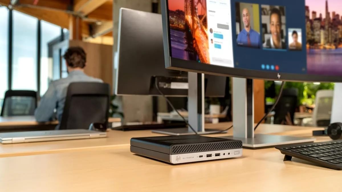Mini PC Desktop Computer, Intel Core i5-9500T, 8GB DDR4 RAM, 256GB SSD, Keyboard & Mouse, WiFi, Windows 11 Pro A467599