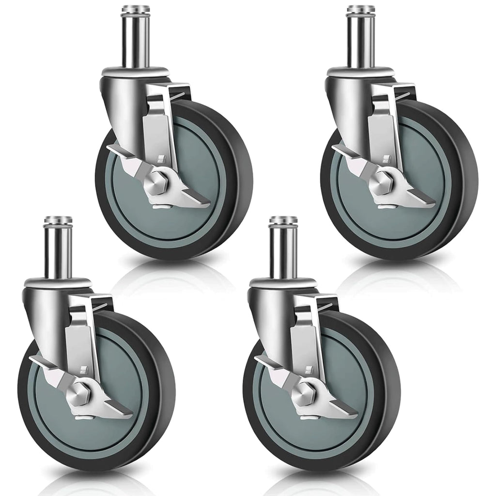 4 inches Casters for Wire Shelving Racks, Set of 4 S491