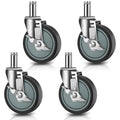 4 inches Casters for Wire Shelving Racks, Set of 4 S491