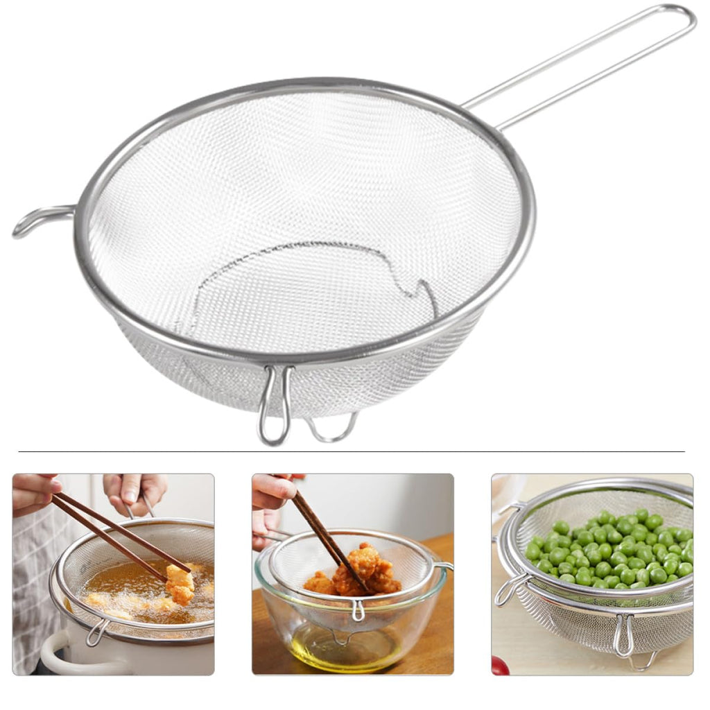 Stainless Steel Fine Mesh Skimmer Spoon A221