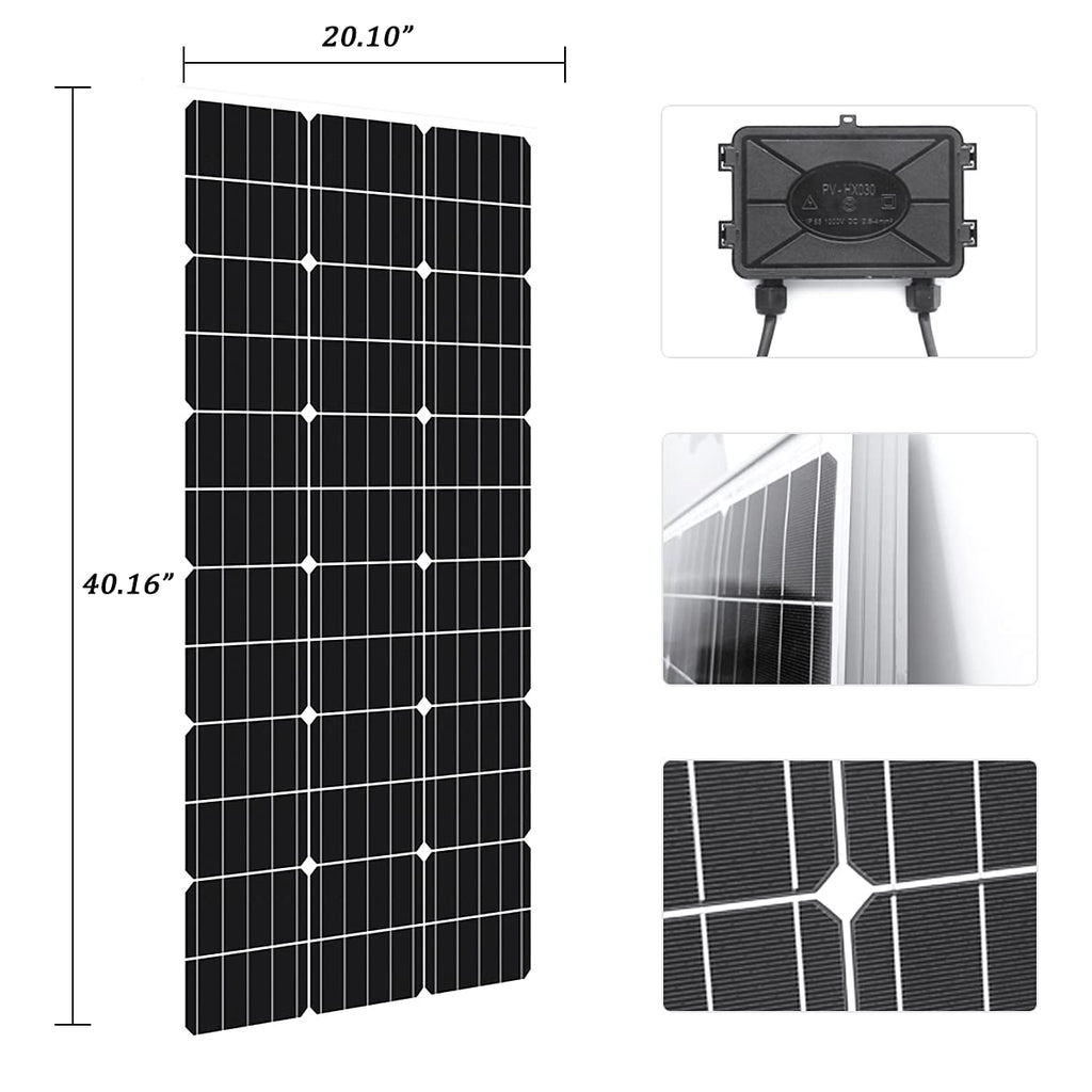 300W Wind Turbine and Solar Panel Kit with Charge Controller B61013