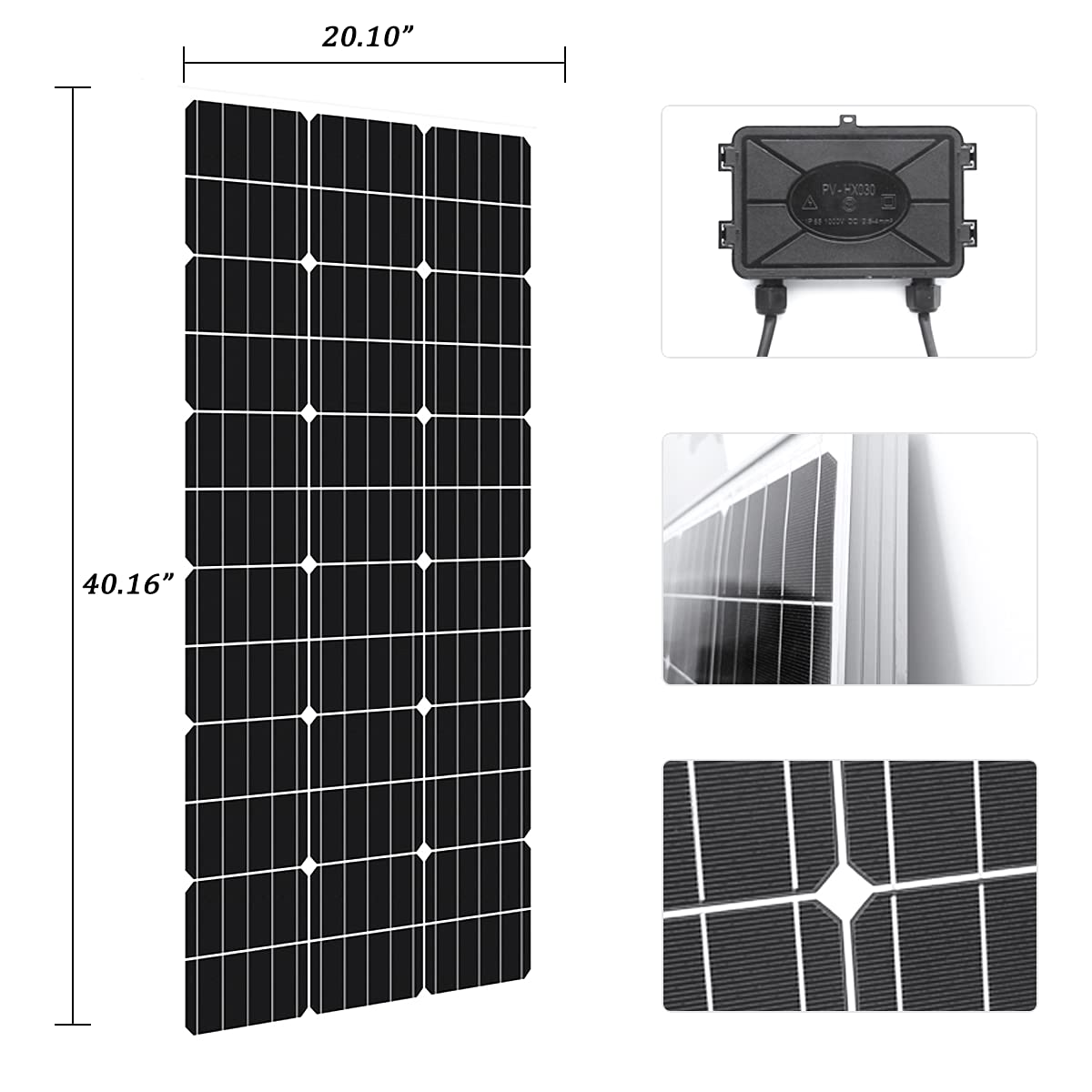 300W Wind Turbine and Solar Panel Kit with Charge Controller B61013