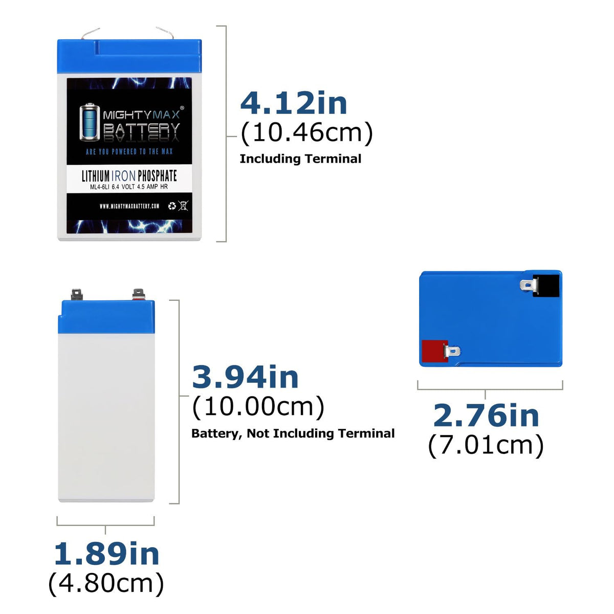 6V 4.5AH Lithium Replacement Battery D428351