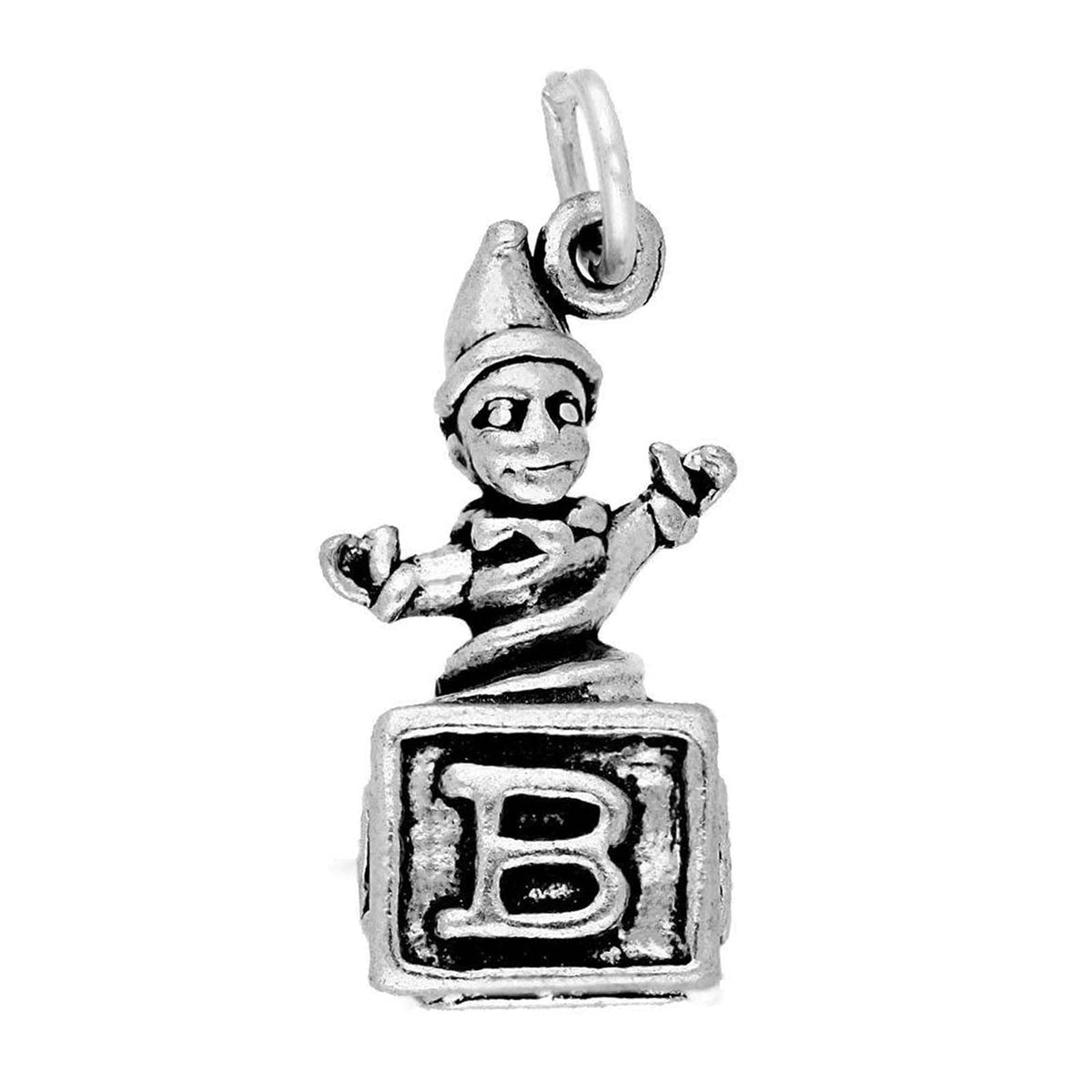 3D 925 Sterling Silver Charm Pendant V454617