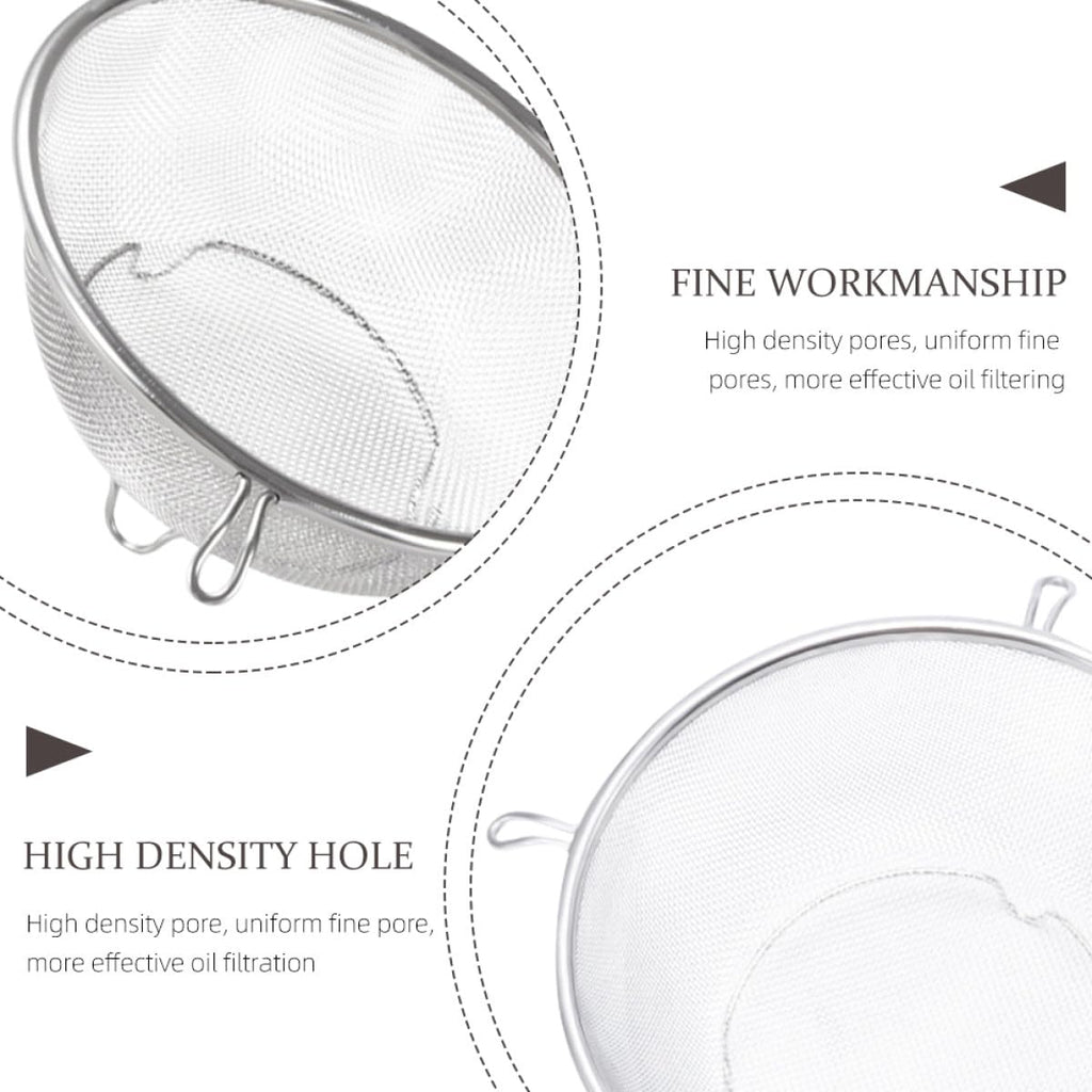 Stainless Steel Fine Mesh Skimmer Spoon A221
