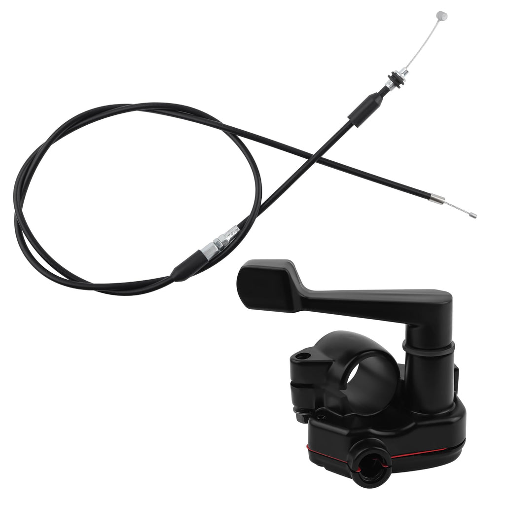 22mm Thumb Throttle Kit with Cable Aluminum Motorcycle ATV O45501