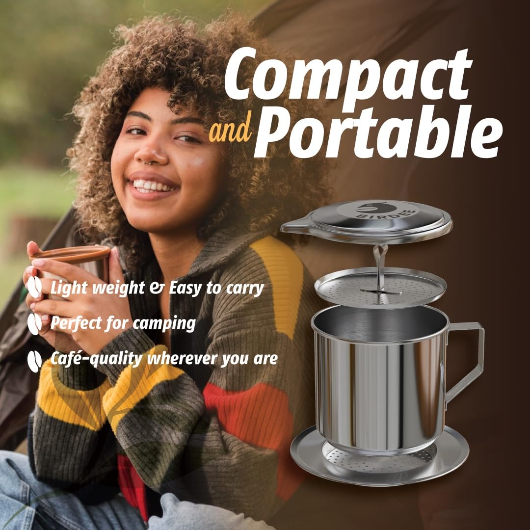 Vietnamese Coffee Dripper 12 oz Stainless Steel A9327
