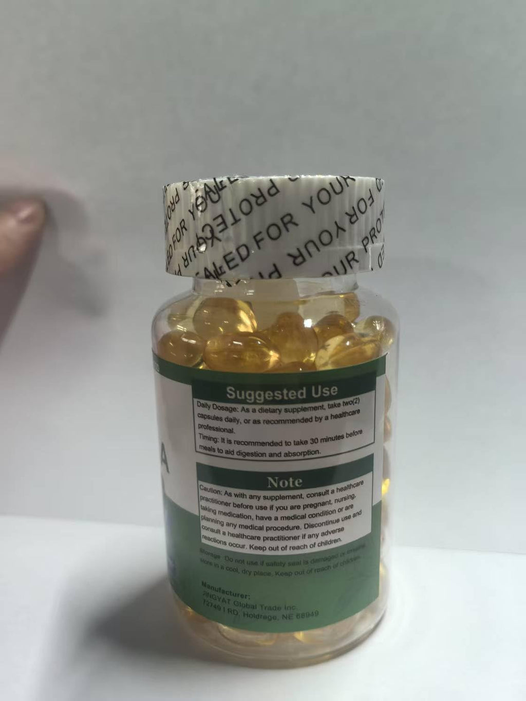Organic Moringa Oleifera Softgels R283389
