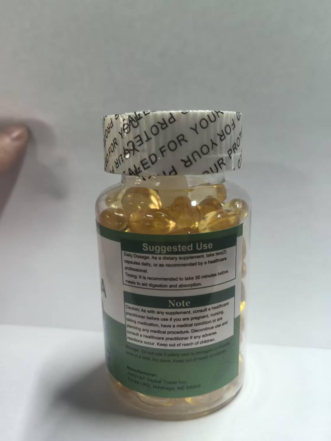 Organic Moringa Oleifera Softgels R283389