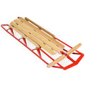 Wood Sled with Metal Runners and Steering Bar V702577