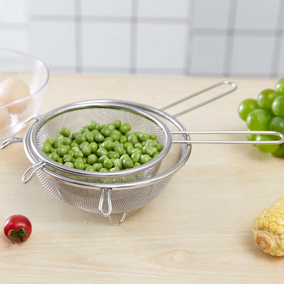 Stainless Steel Fine Mesh Skimmer Spoon A221