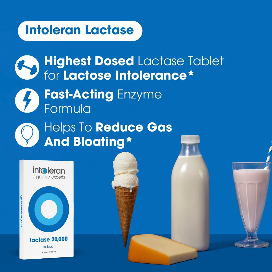 Lactase Digestive Enzymes 6 Scored Tablets X683775