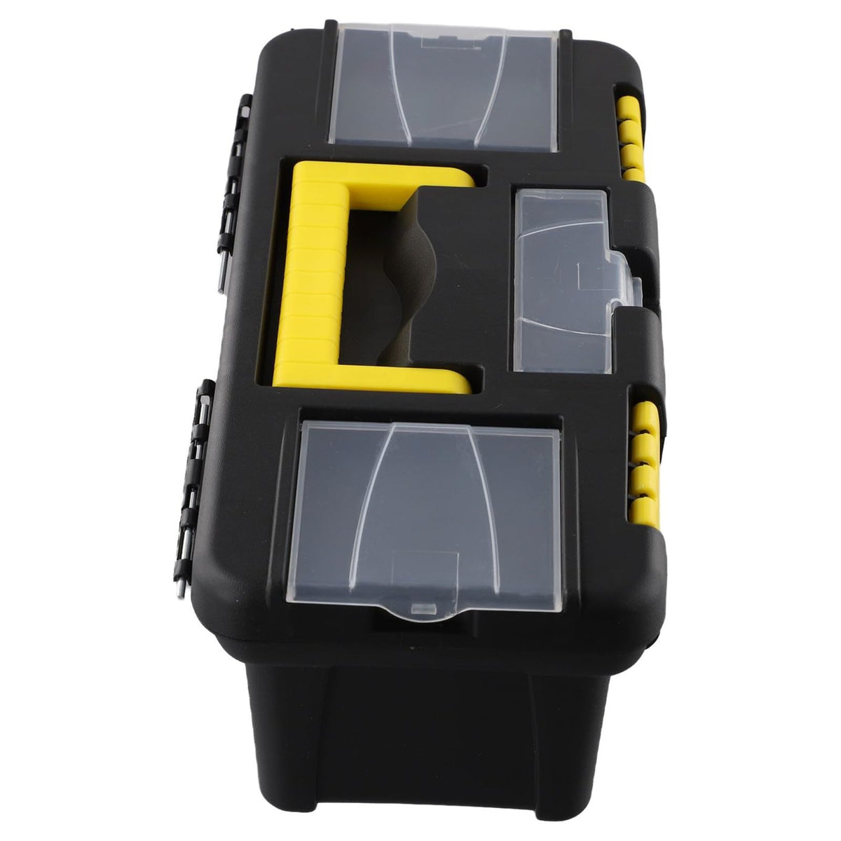 10-Inch Plastic Toolbox with Metal Hinges and 4 Latches F6533