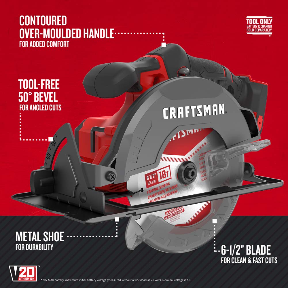 7-Tool Cordless Power Tool Combo Kit with 2 Batteries and Charger D857404