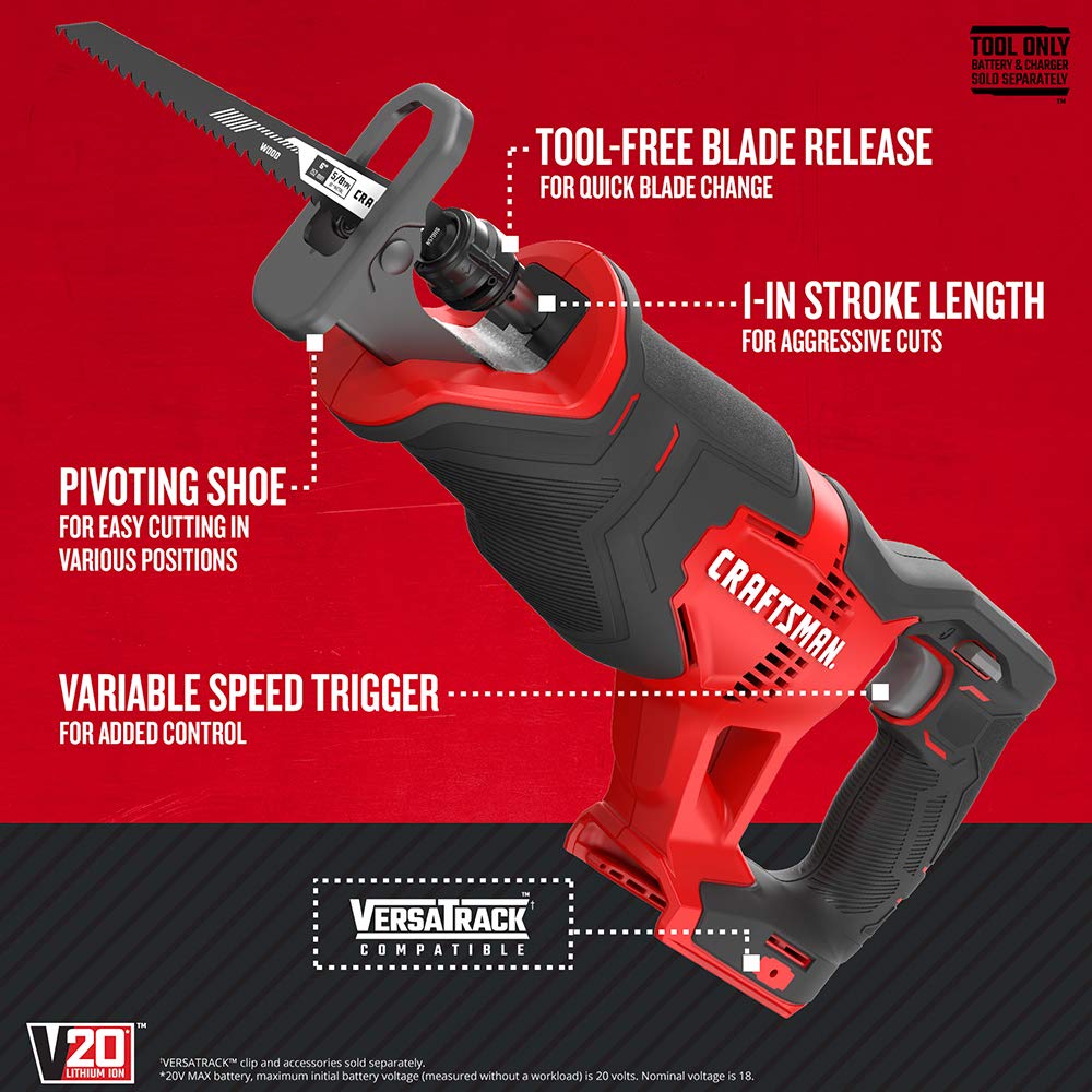 7-Tool Cordless Power Tool Combo Kit with 2 Batteries and Charger D857404
