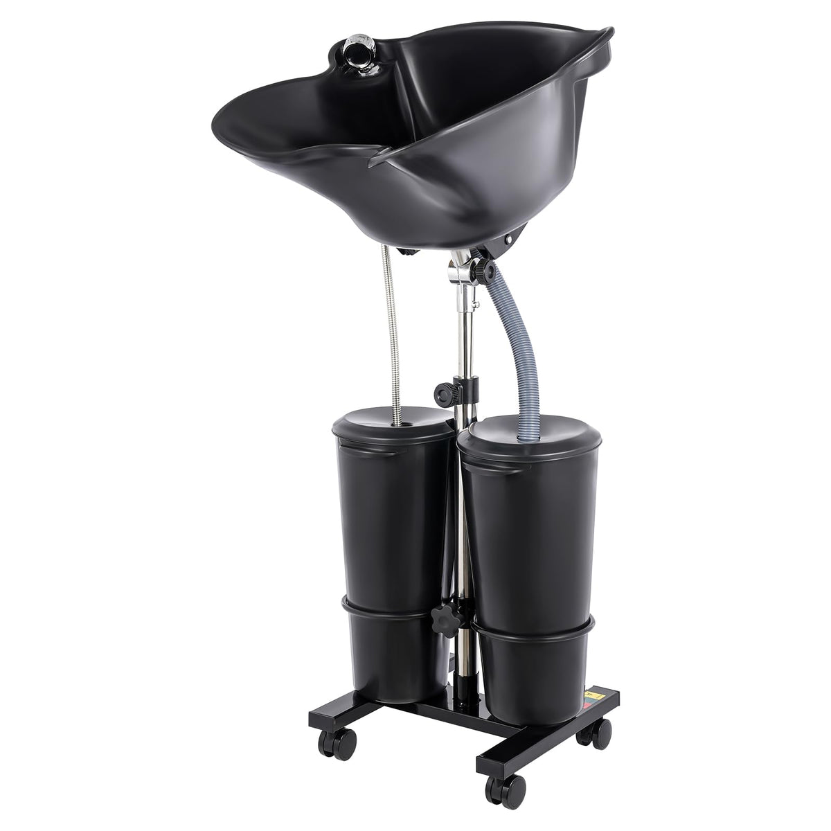 Portable Shampoo Bowl with Electric Pump and 4 Wheels D9535