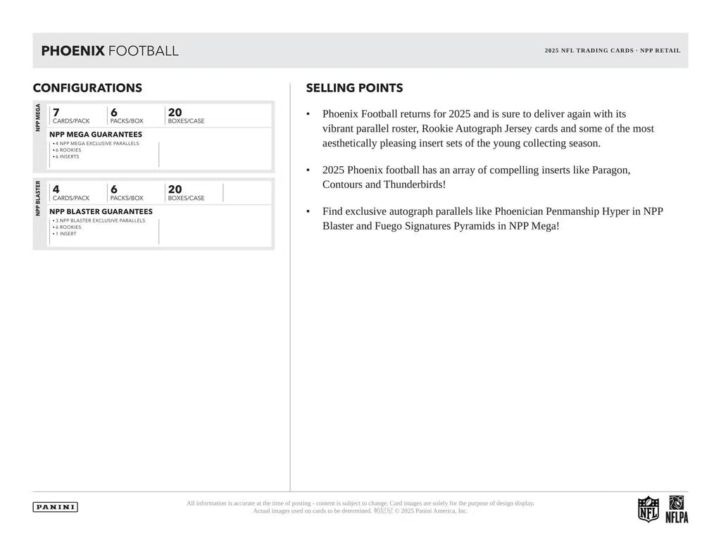 2025 NFL Football Blaster Box F573