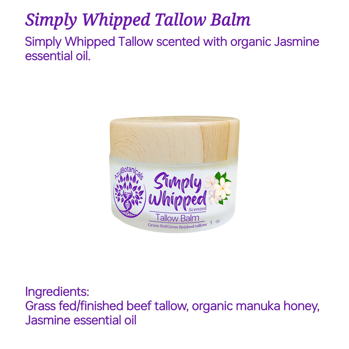 Whipped Tallow Balm Sample Pack, 4 Scents, 1 oz Each L337148