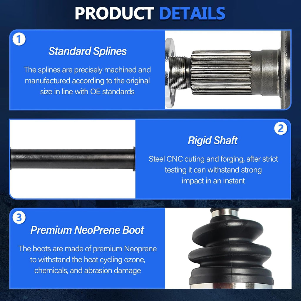 CV Axle Front Pair 4WD I1486