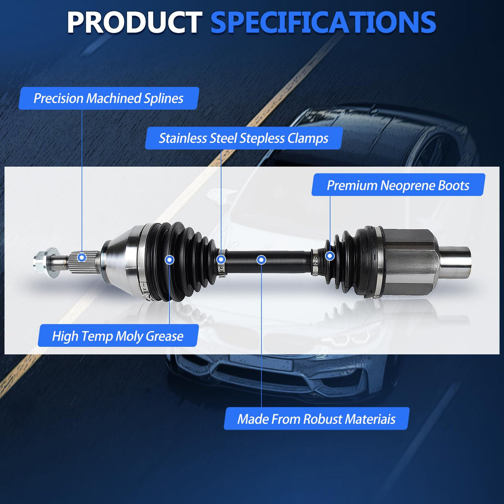 CV Axle Front Pair 4WD I1486