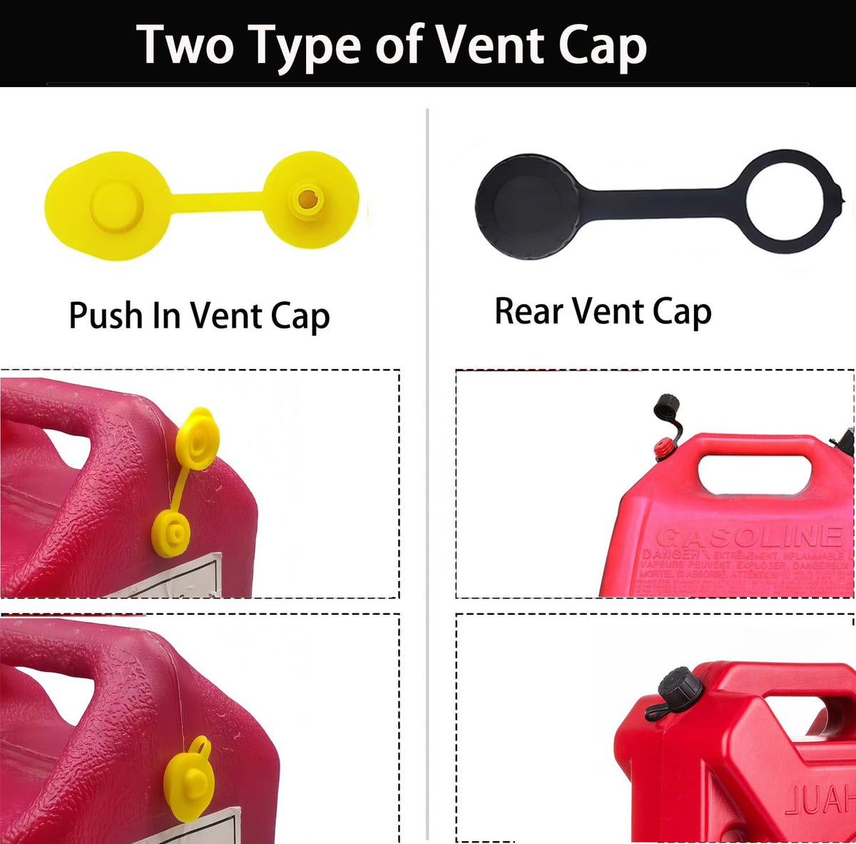 Gas Can Spout Replacement Kit with Flexible Pour Nozzle V709736