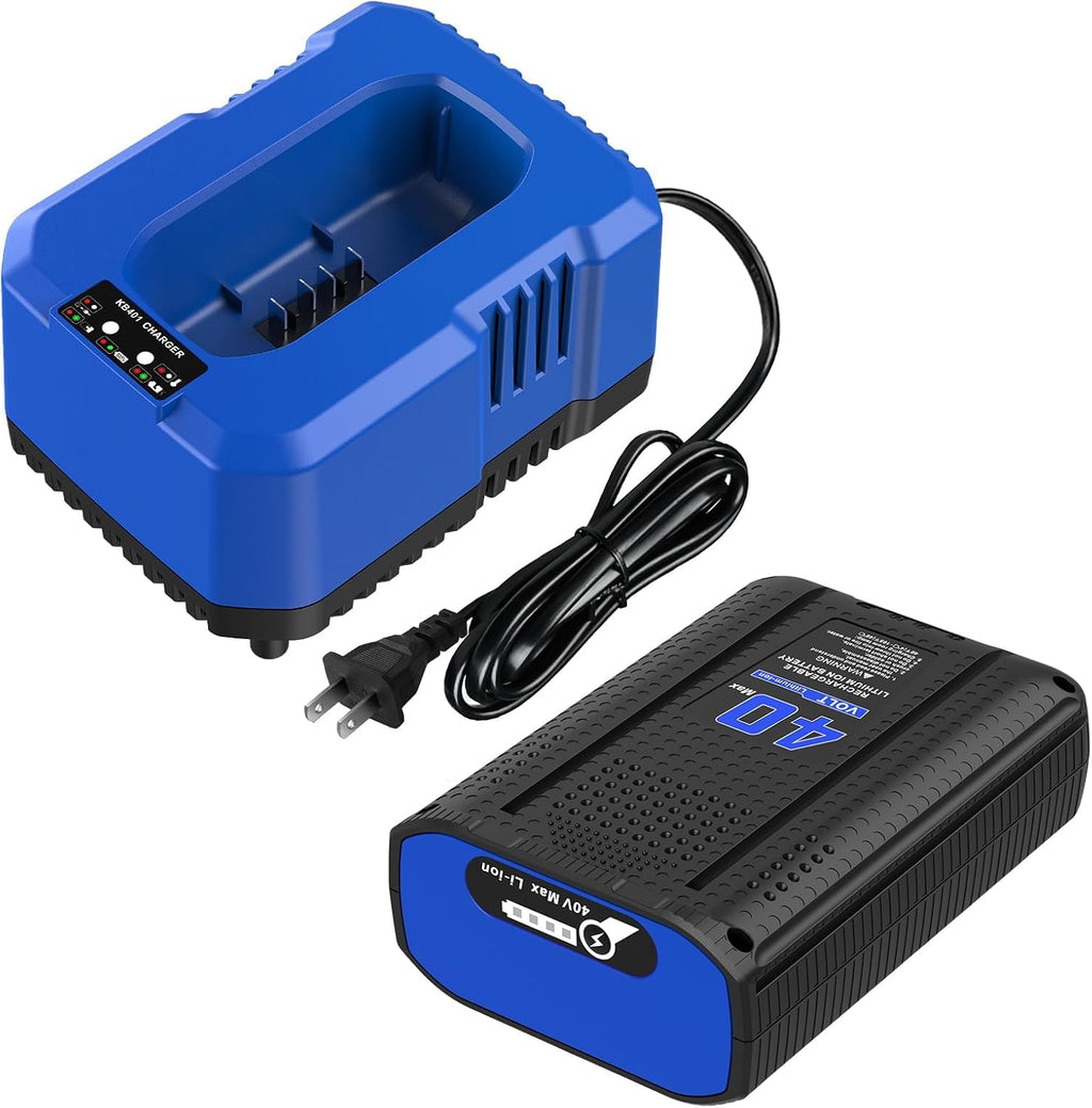 40V Battery with Charger Kit for Cordless Power Tools D851