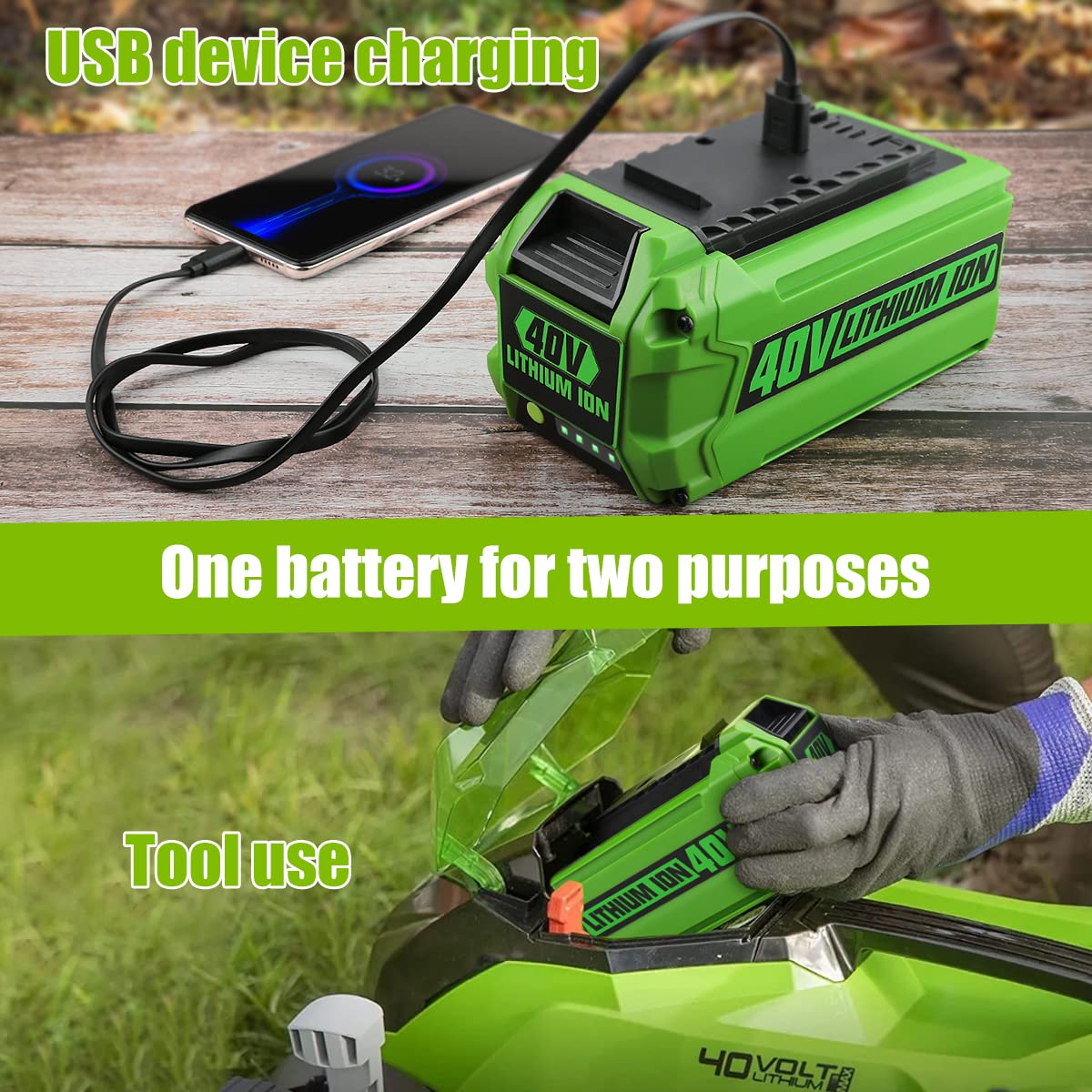 40V 6.5Ah Battery Set H3180
