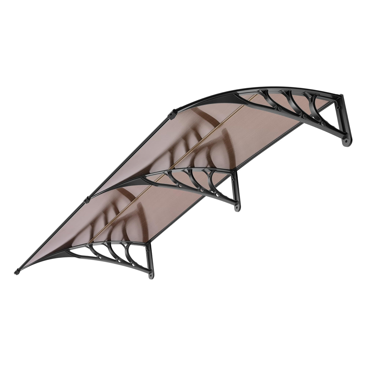Polycarbonate Window Door Awning Brown 38 Inch x 78 Inch I695