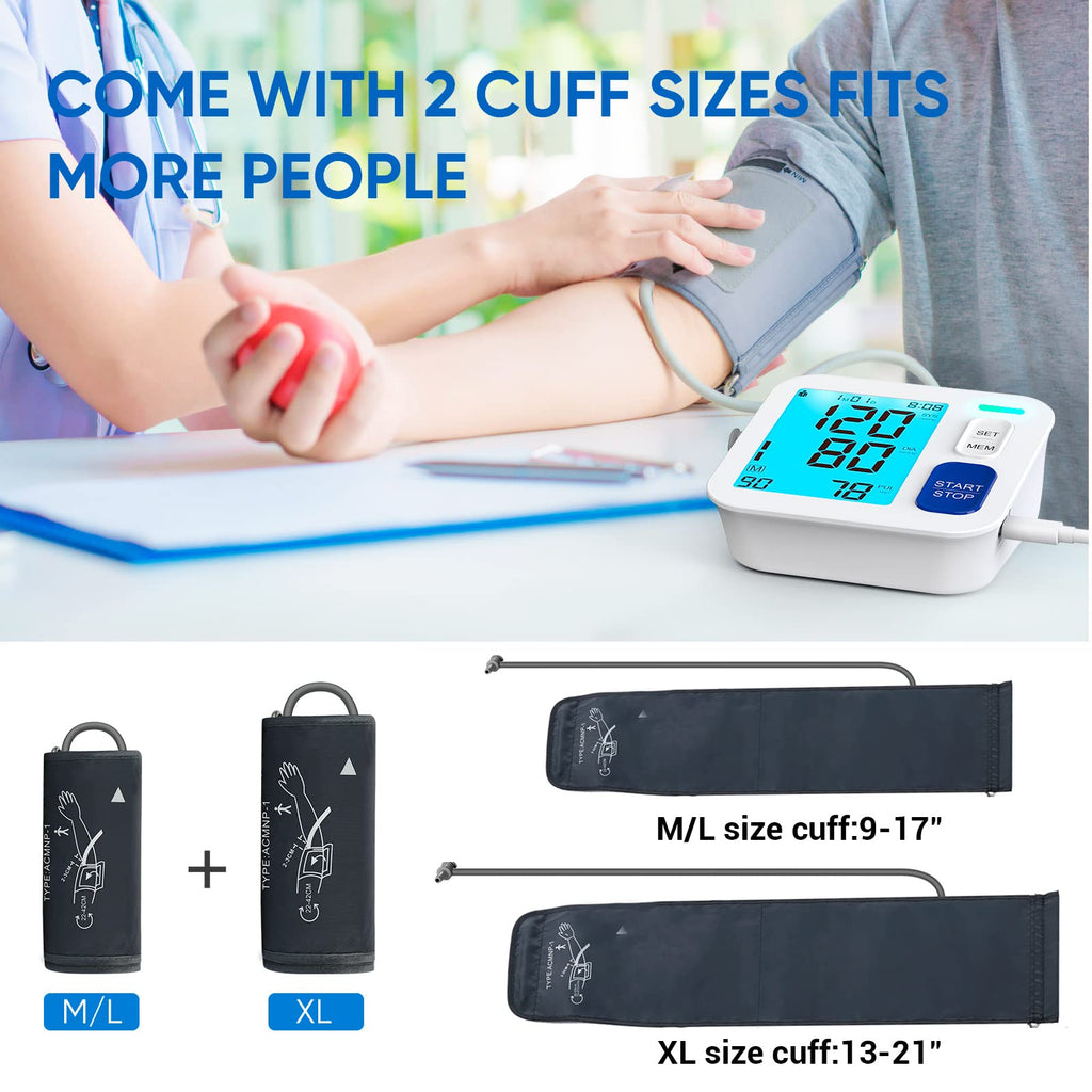 Blood Pressure Monitors with Extra Large Cuffs I800