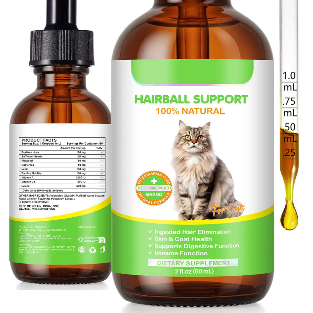 Natural Cat Hairball Treatment with Vitamins U69584
