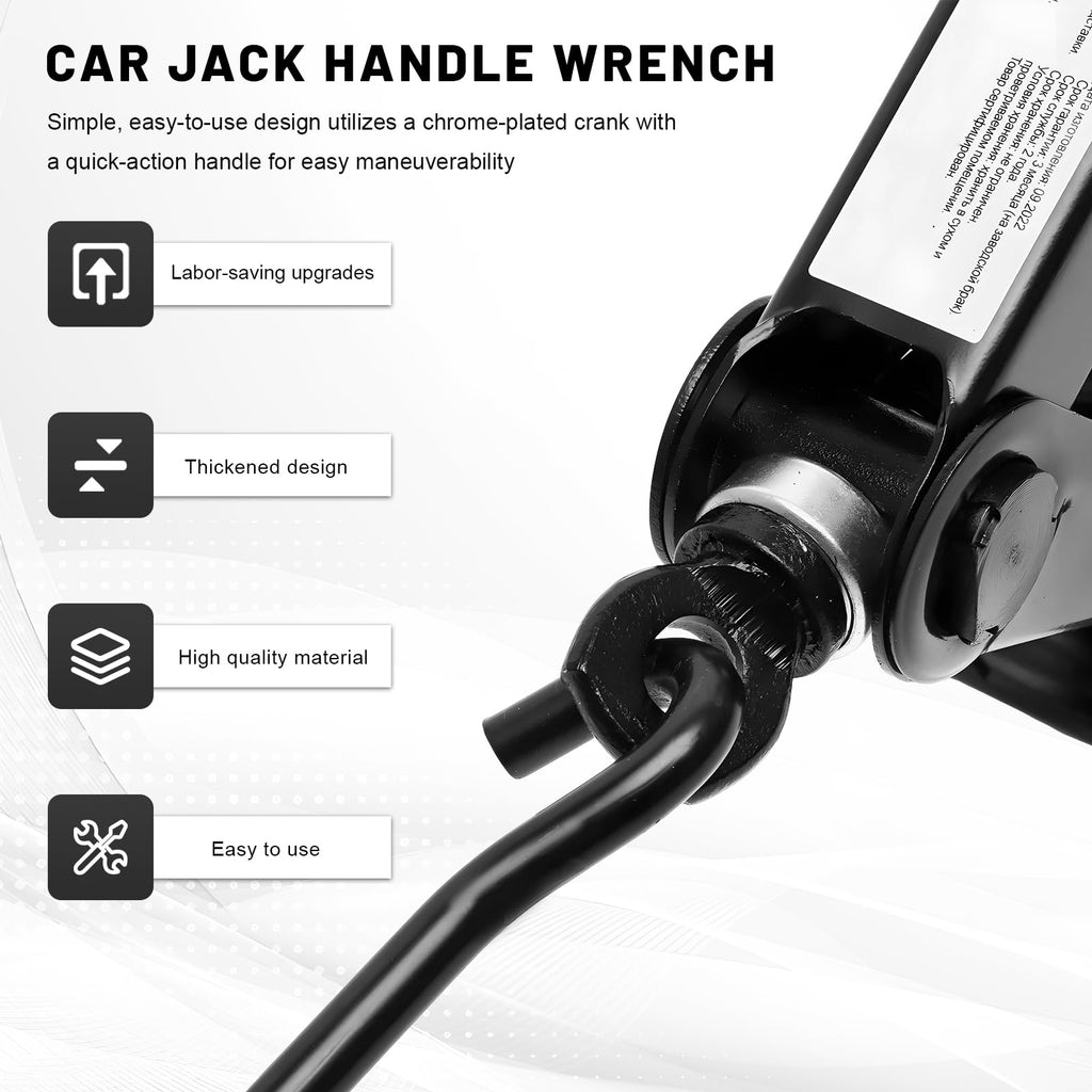 Scissor Lift Jack Crank Handle Metal Auto Repair Tool R5268