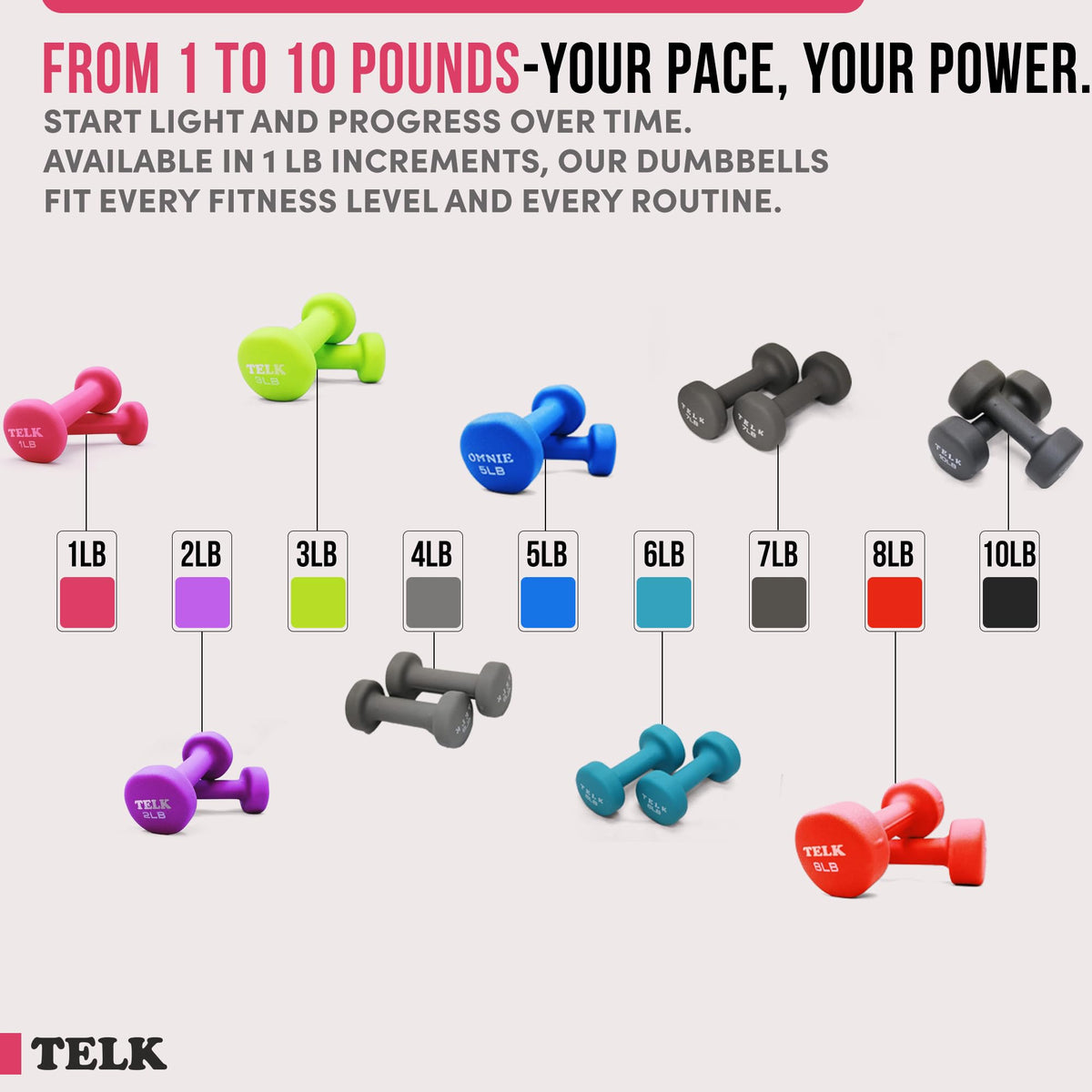 Neoprene Dumbbells Set of 2 Z996258