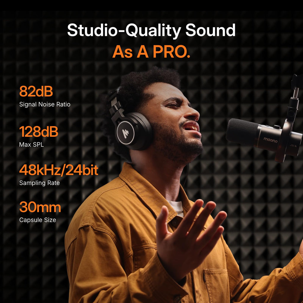 Hybrid Wireless Podcast Microphone K410