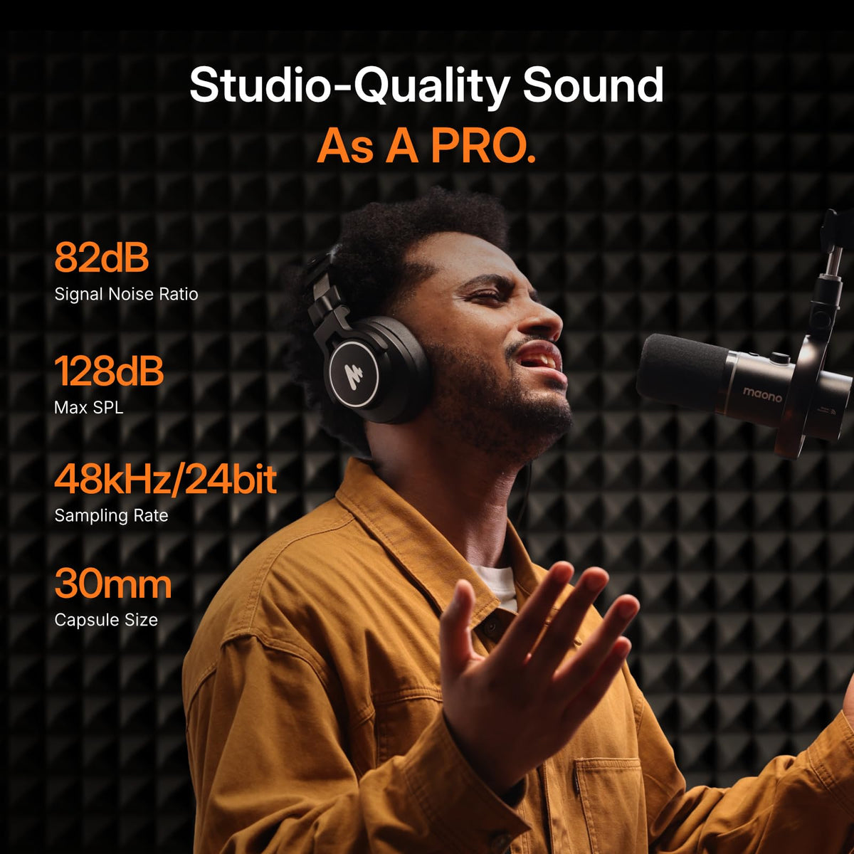 Hybrid Wireless Podcast Microphone K410