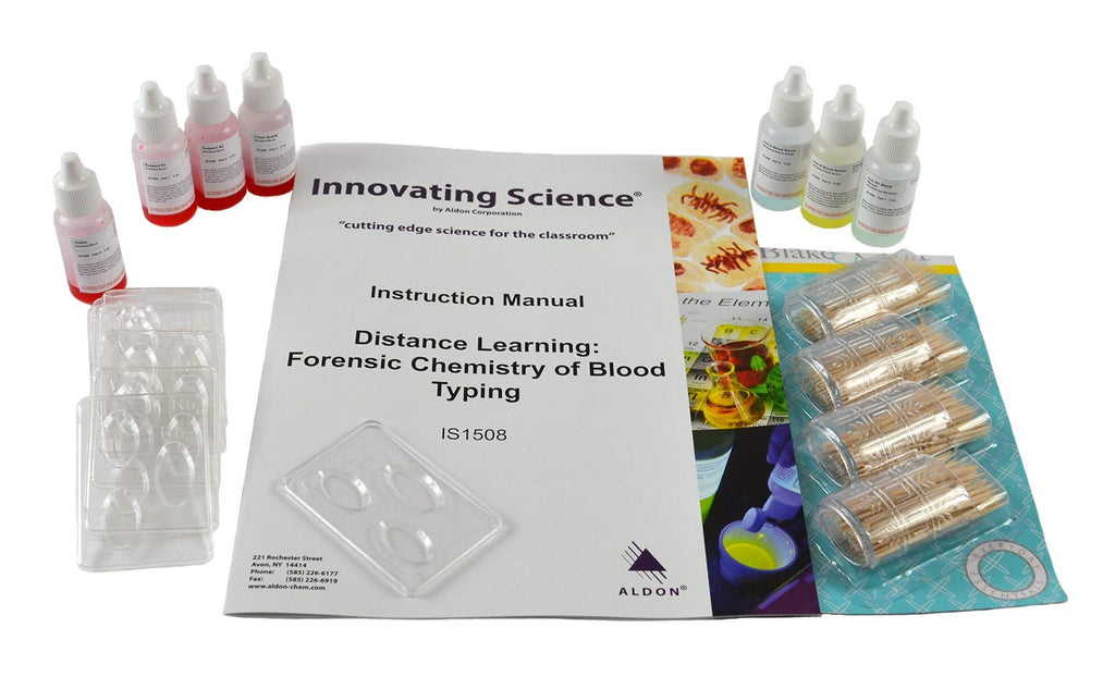 Blood Typing Kit & Murder Mystery Lab Set, 2 Pc G27834