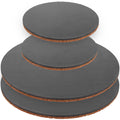 4pcs Round Cork Coasters with ABS Base E998