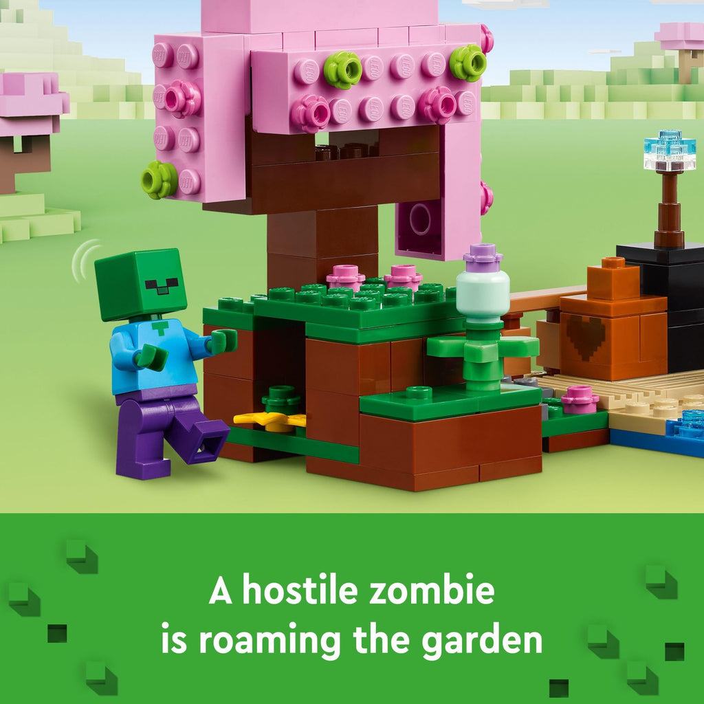 Minecraft Cherry Blossom Garden Building Set with 2 Minifigures N36274