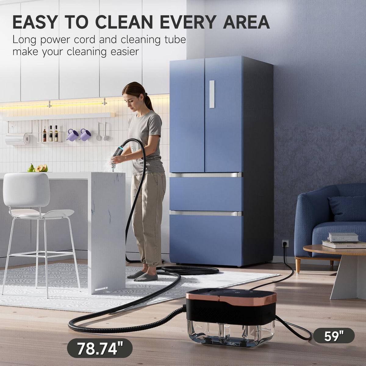 Steam Cleaner with Replacement Heads H76164