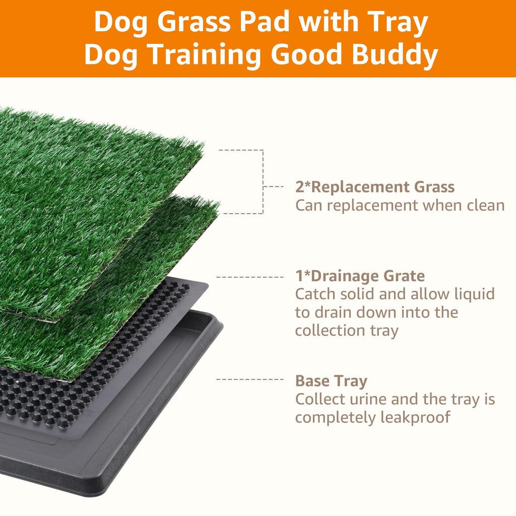 Dog Grass Pad with Tray 16x20in O580132