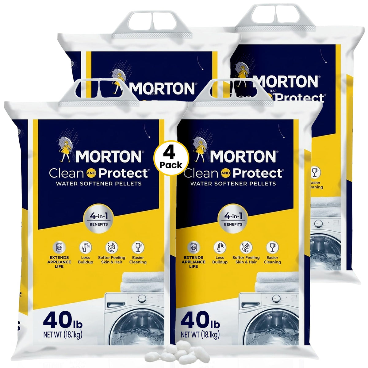 Water Softener Salt Pellets 40 lb 4 Pack K4362