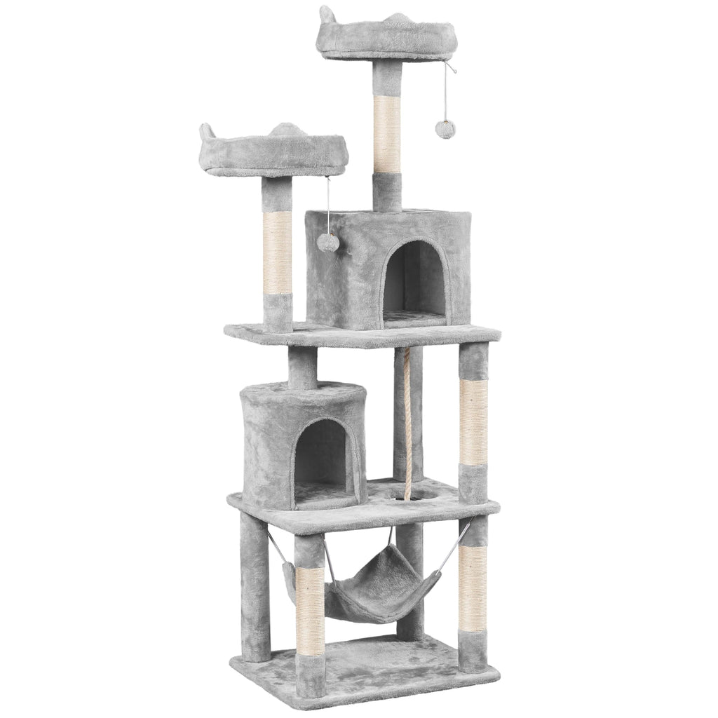 Tall Cat Tree with Condo Scratching Post F90528
