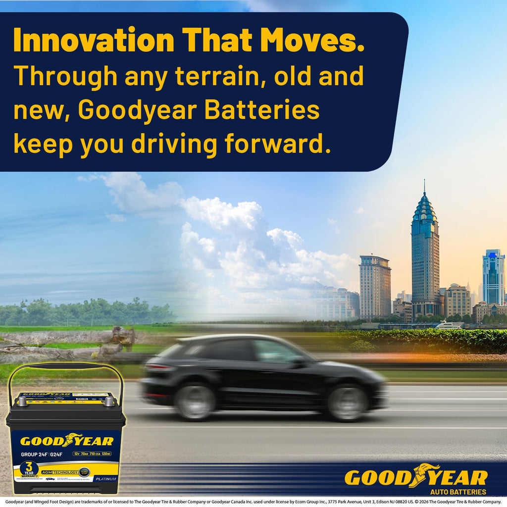 24F 12V 70 AH 710 CCA AGM Automotive Battery T960257